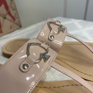 Kate Spade Slip on Sandals Size 10 Soft Neutral Pink